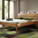 Łóżko dębowe "ELLA" 140x200 cm