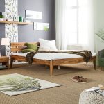 Łóżko dębowe "ELLA" 160x200 cm