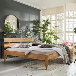 Łóżko dębowe "ELLA" 160x200 cm