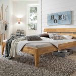 Łóżko dębowe "ELLA" 160x200 cm