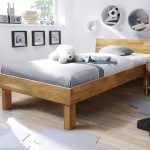 Aranżacja łóżko EWA 900x2000 cm, dąb olejowany