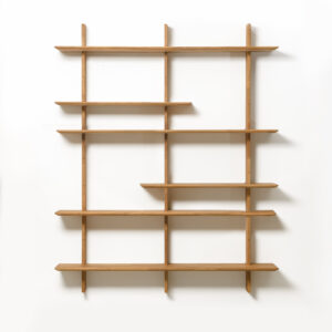 Regał zawieszany na ścianie Zolo 6, dąb olejowany