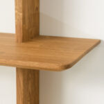 Regał dębowy wiszący Zolo 7, dąb olejowany