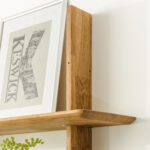 Regał dębowy wiszący Zolo 7, dąb olejowany