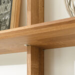 Regał dębowy wiszący Zolo 7, dąb olejowany