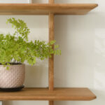 Regał dębowy wiszący Zolo 7, dąb olejowany