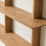 Regał dębowy wiszący Zolo 7, dąb olejowany