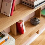 Regał dębowy wiszący Zolo 7, dąb olejowany