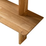 Regał dębowy wiszący Zolo 7, dąb olejowany