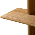 Regał dębowy wiszący Zolo 7, dąb olejowany