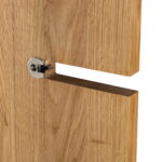 Regał dębowy wiszący Zolo 7, dąb olejowany