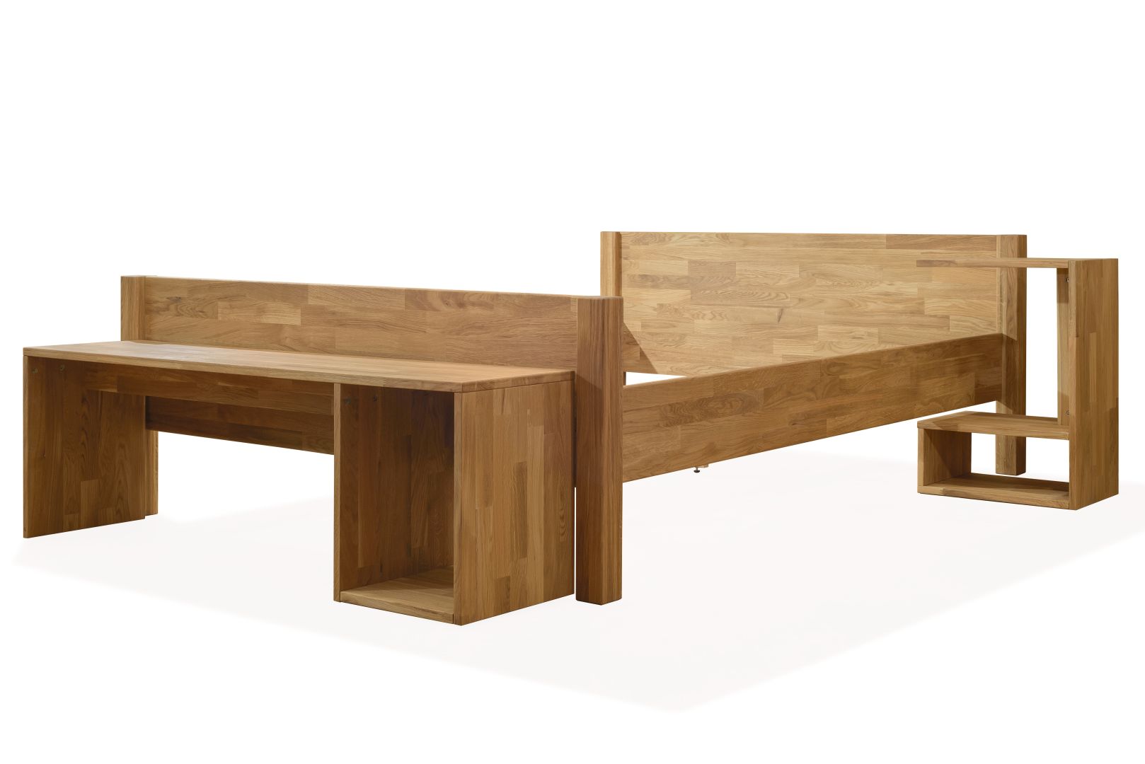 Łóżko dębowe „LAST” 160×200 cm