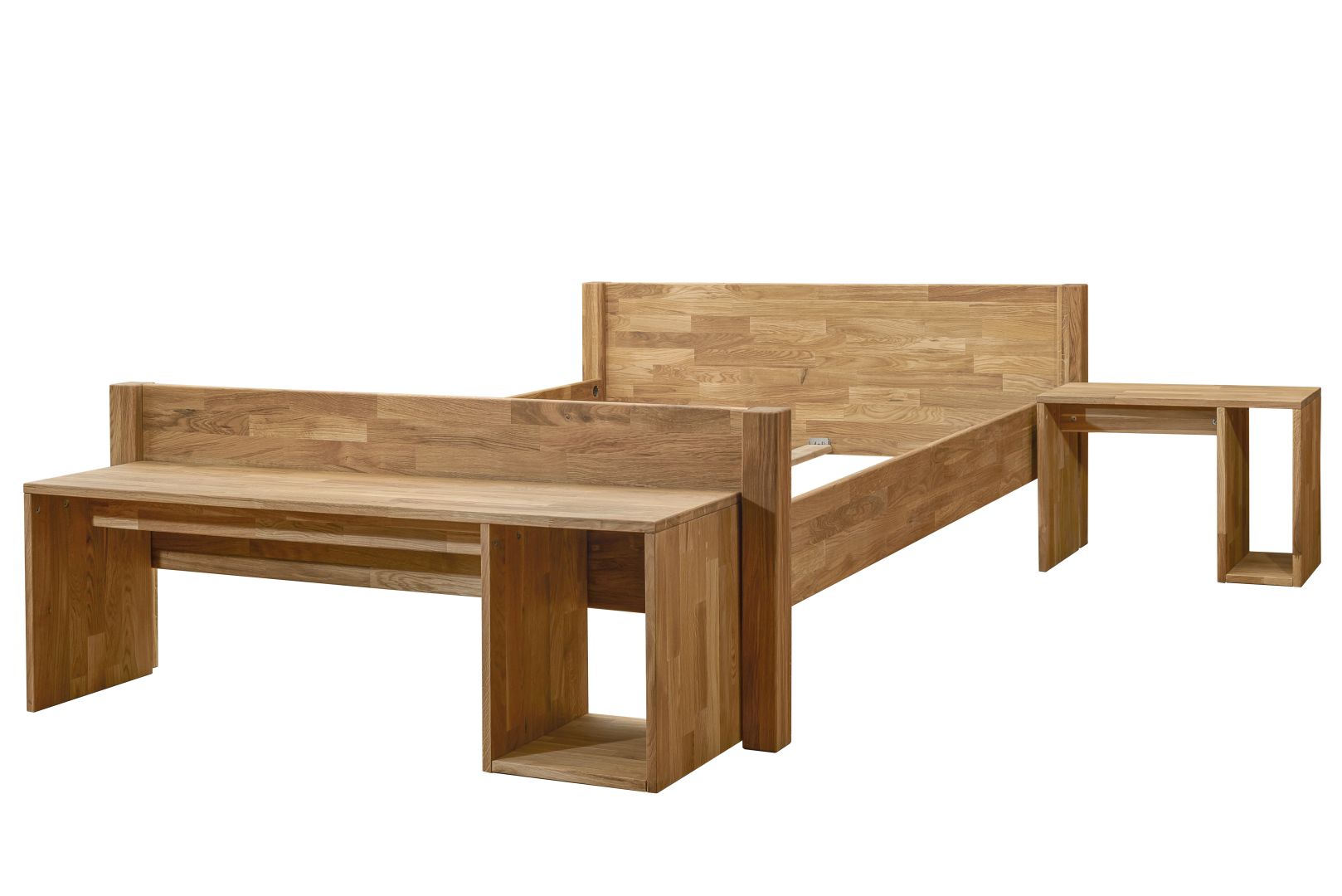 Łóżko dębowe „LAST” 160×200 cm