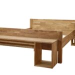 Łóżko dębowe "LAST" 160x200 cm