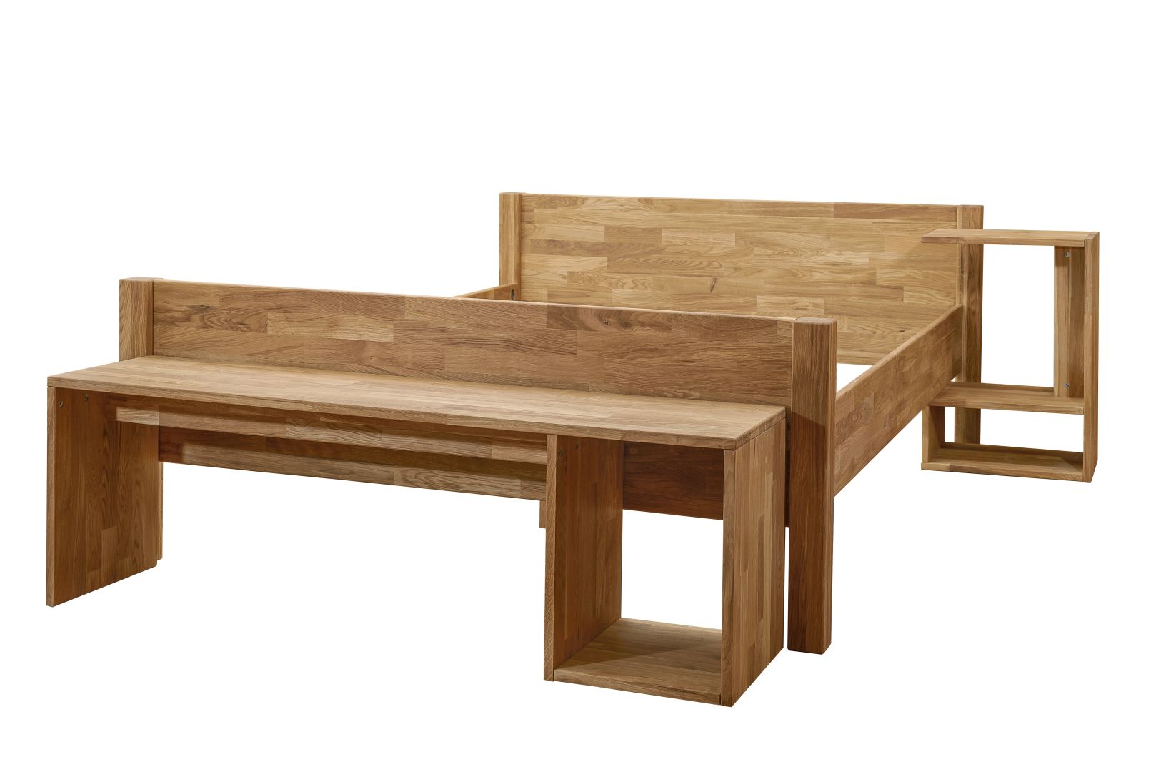 Łóżko dębowe „LAST” 160×200 cm