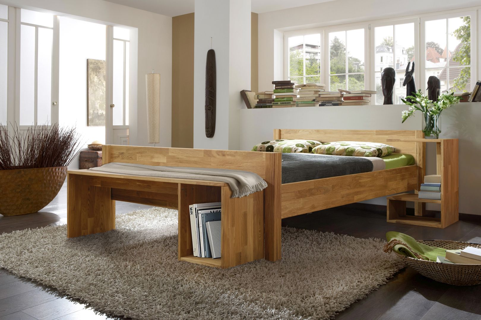 Łóżko dębowe „LAST” 140×200 cm